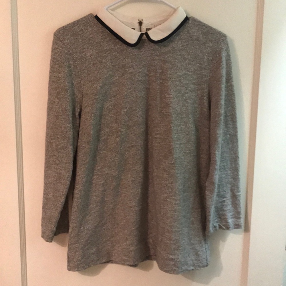 JCrew Grey Top